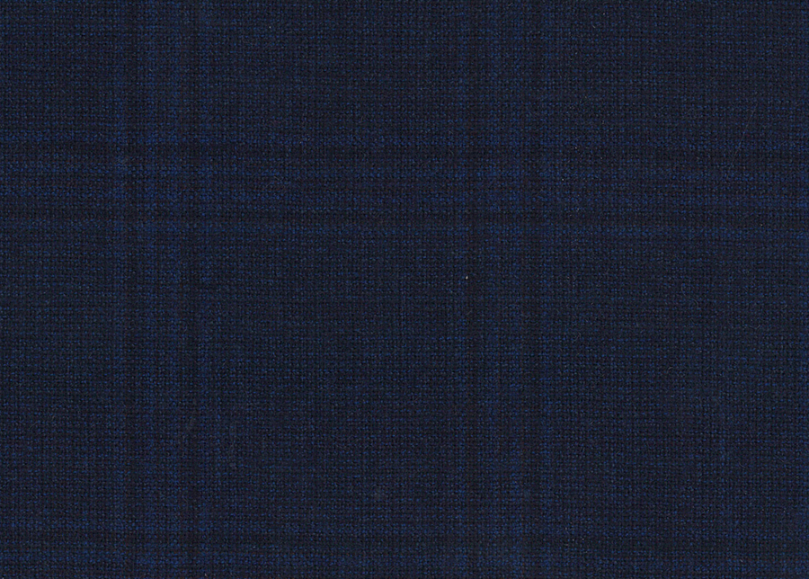 WT81233-903 纯毛花呢 【蓝色 格子 斜纹 100%WOOL】英国面料-WT201