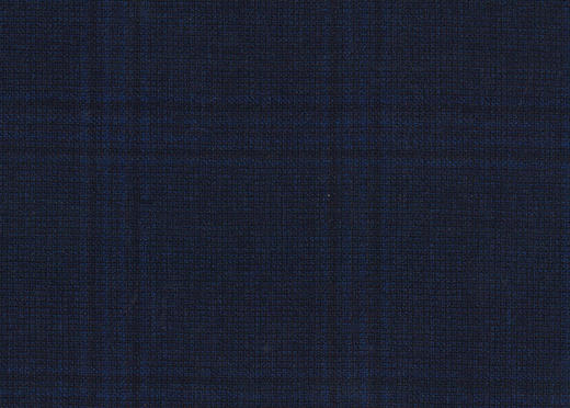 WT81233-903 纯毛花呢 【蓝色 格子 斜纹 100%WOOL】英国面料-WT201 商品图0