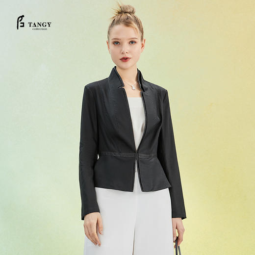 TANGY Collection/天意精品2022年春夏新品莨绸西装外套 商品图0