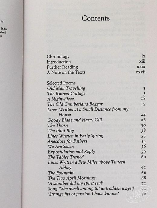 【中商原版】华兹华斯诗选 英文原版 Selected Poems William Wordsworth 企鹅经典 商品图7