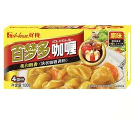 美丽市场超市-好侍百梦多原味咖喱100g