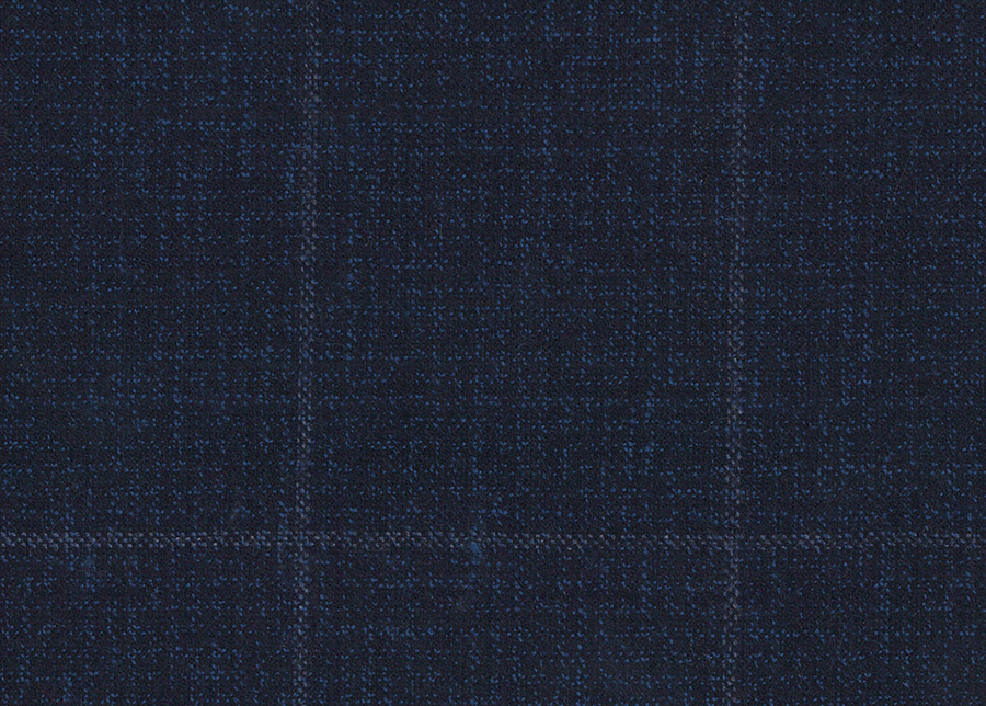 WT81233-912 纯毛花呢 【蓝色混色 格子 斜纹 100%WOOL】英国面料-WT201