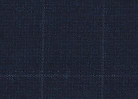 WT81233-912 纯毛花呢 【蓝色混色 格子 斜纹 100%WOOL】英国面料-WT201