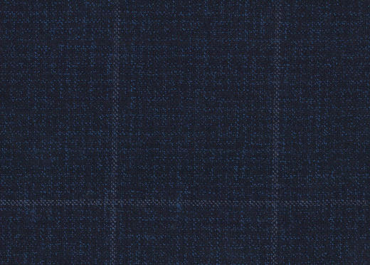 WT81233-912 纯毛花呢 【蓝色混色 格子 斜纹 100%WOOL】英国面料-WT201 商品图0