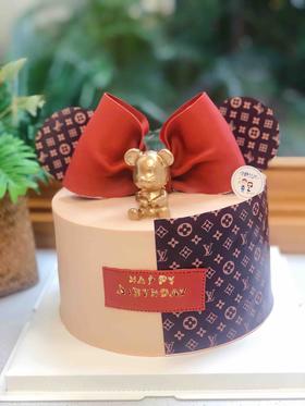 lv翻糖蝴蝶结奶油蛋糕 下单前请仔细阅读商品详情