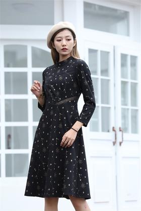 宗洋&卓蔻兰女士长款修身版连衣裙ZDJ4ST7459-03