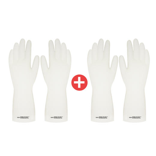 积分换购 | inwejia 丁腈手套 防切防穿刺防水防滑（厚款）2双[福利品] 商品图3