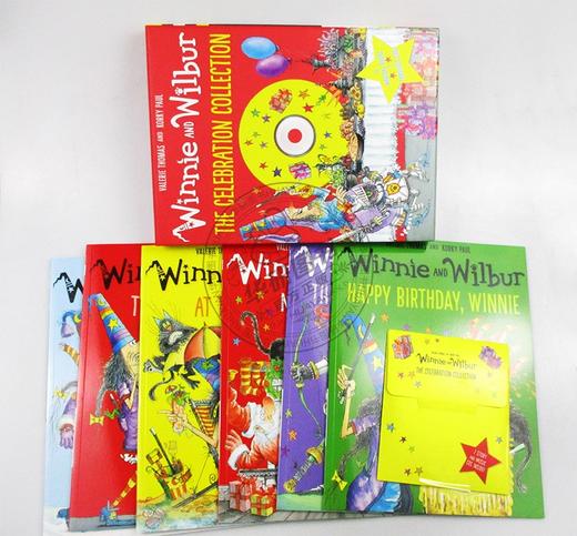 女巫温妮绘本故事集 英文原版 Winnie and Wilbur: the Celebration Collection 6书 2CD 儿童英语魔法故事章节书 商品图1
