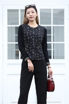 宗洋&卓蔻兰 女士气质百搭款上衣	ZDJ4SS7457-03
