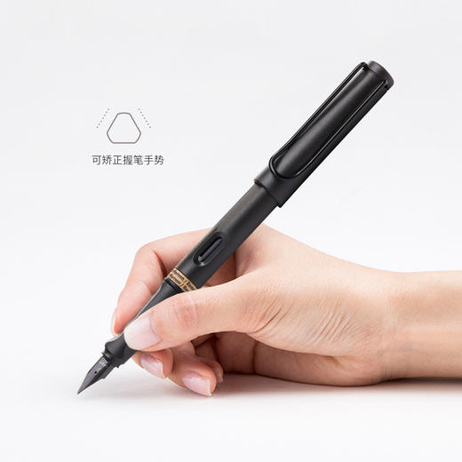 LM40044 LAMY 凌美狩猎者墨水钢笔F尖学生签字笔进口文具生日礼物狩猎者磨砂黑F墨水笔 【试用过 包装瑕疵】 商品图3