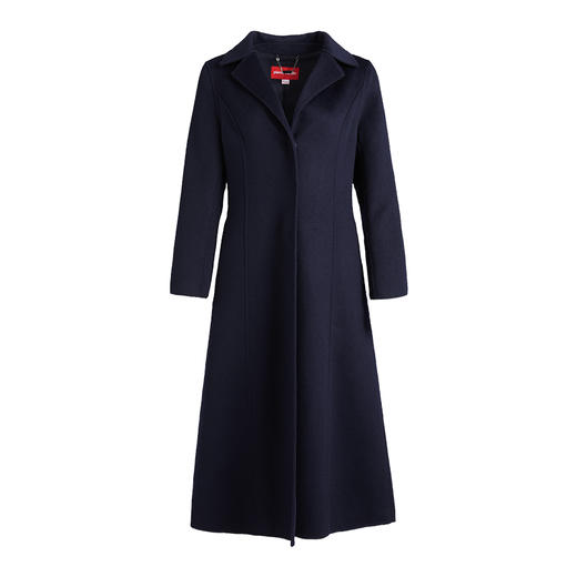 皮尔卡丹女装职场简约羊毛通勤气质中长款大衣P1455C1969N0
 商品图4