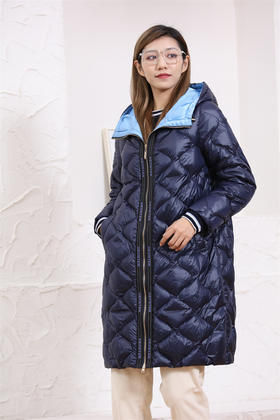 宗洋&卓蔻兰 女士长款休闲时尚款羽绒服ZDJ3ZY7449-43