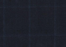 WT81233-909 纯毛花呢 【深蓝混色 格子 斜纹 100%WOOL】英国面料-WT201