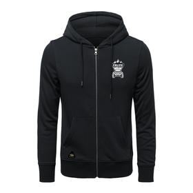 2022新款带帽拉链开衫卫衣潮男休闲上衣简约流行越野图标图案印花 NMT-1796