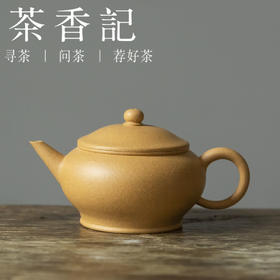 茶香记 紫砂壶 原矿黄金段泥 薄胎矮水平