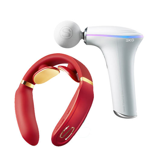 TY（分2个包裹发货）SKG K6-1S尊贵款-颈椎按摩仪 +SKG F5 按摩筋膜枪【鲜知10.0】 商品图0