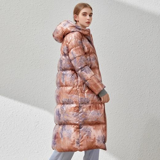 PSW403女长款个性潮流炫彩加厚保暖羽绒服 商品图6