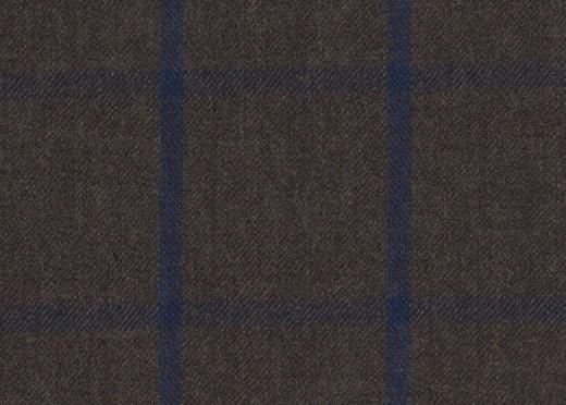 WT81237-901 纯毛绒面 【卡其混色 格子 斜纹 100%WOOL】英国面料-WT201 商品图0