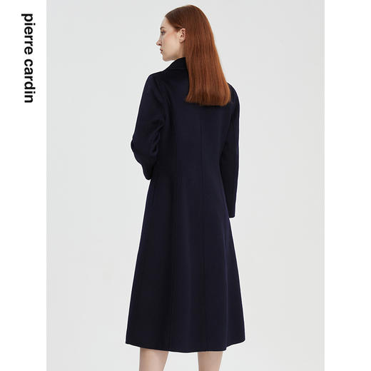 皮尔卡丹女装职场简约羊毛通勤气质中长款大衣P1455C1969N0
 商品图2