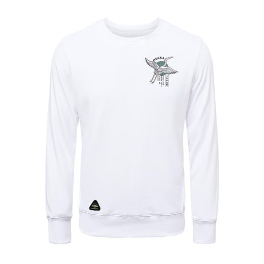 2022国风国画潮流青年套头圆领休闲卫衣飞鹤印花潮流新款设计上衣 NMT-1793 商品图0