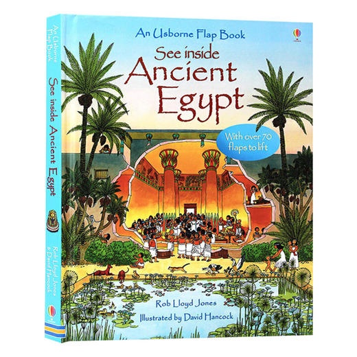 尤斯伯恩看里面系列 古埃及 英文原版 Usborne See Inside Ancient Egypt 英文版儿童英语科普读物 精装进口原版纸板书翻翻书 商品图0