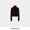 JUDYHUA 设计感高领针织上衣 商品缩略图3