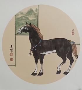 张志能 | 《马》-1 50cm×50cm