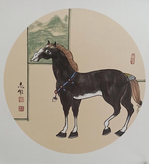 张志能 | 《马》-1 50cm×50cm 商品图0