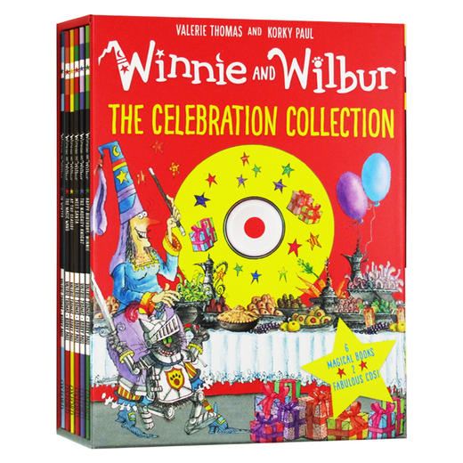 女巫温妮绘本故事集 英文原版 Winnie and Wilbur: the Celebration Collection 6书 2CD 儿童英语魔法故事章节书 商品图3