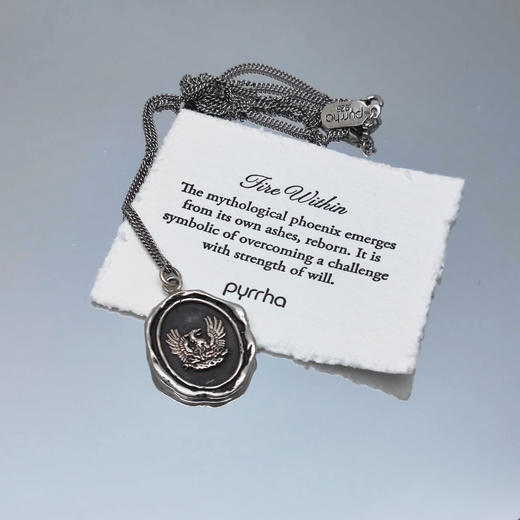北京仓｜Pyrrha-Fire Within-凤凰重生 护身符 项链［加拿大设计师］ 商品图4