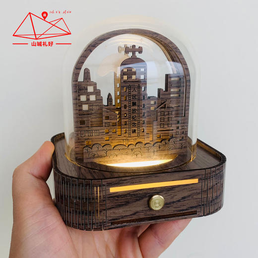 山城城市之光立体小夜灯/文创/重庆原创伴手礼/旅游纪念品 商品图2