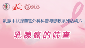 12月29日 | 张康琪医师科普乳腺癌的筛查