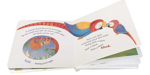 如果动物亲吻说晚安 英文原版 If Animals Kissed Good Night 英文版 儿童英语启蒙睡前故事图画书 纸板书 进口原版书籍 商品图1