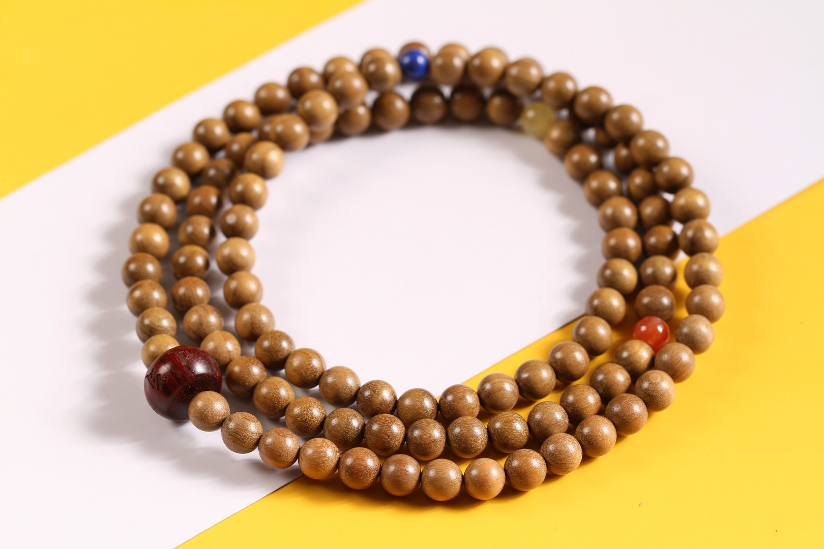 JSNM0016°老料金丝楠木8mmx108粒