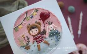 小女孩手绘系列 （请前24小时预订）