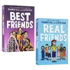 真正的朋友 友谊 英文原版 全彩漫画2本桥梁章节书 Real Best Friends 中小学生英语课外阅读书籍 学习校园社交技巧 Shannon Hale 商品缩略图0