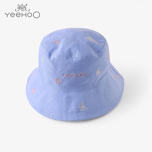 英氏儿童太阳帽宝宝渔夫帽刺绣超萌帽子2022年新款YRPJJ12025A 商品图0