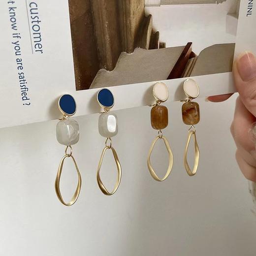 复古冷淡风民族风耳环百搭轻奢耳坠耳饰 商品图1