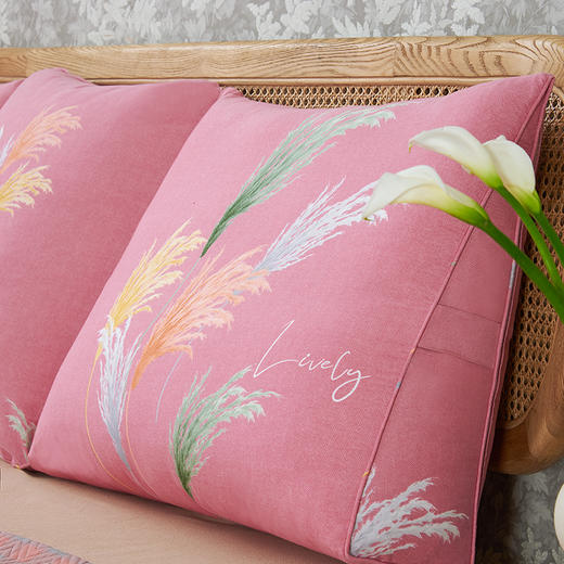 芦苇系列三联式床头软包靠枕靠垫 商品图3