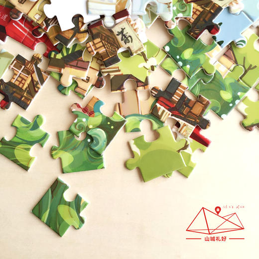 山城礼好奇遇重庆迷你拼图/拼图/重庆原创伴手礼/旅游纪念品 商品图3