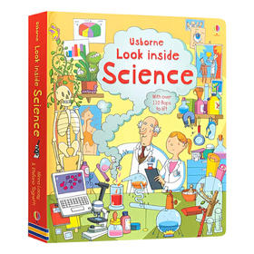 尤斯伯恩看里面系列 揭秘科学 英文原版 Usborne Look Inside Science 儿童科普知识纸板翻翻书 英文版英语早教书 进口书籍