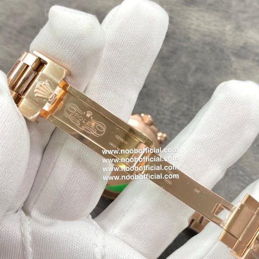 NOOB劳力士迪通拿系列，玫瑰金款，新款蚝式恒动宇宙计时型迪通拿 904L钢腕表 这项设计最新设计将高科技与非凡美共冶一炉。【表壳】尺寸40Mm 商品图6