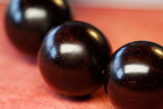 XYZT0022°印度小叶紫檀多星20mmx12粒 商品图3