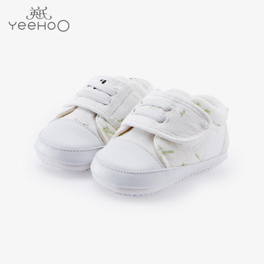 英氏学步鞋男女宝宝步前鞋魔术贴2022春秋新款软底鞋YFXKJ12002A 商品图0