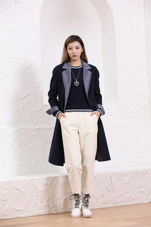 宗洋&卓蔻兰 女士长款双面异色大衣ZDJ3ZD7452-43 商品图3