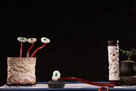 吉祥如意°小叶紫檀+猛犸