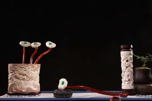 吉祥如意°小叶紫檀+猛犸 商品图0