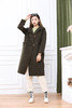 宗洋&卓蔻兰 女士中长款双面连帽式大衣ZDJ1ZD7406-56 商品缩略图0