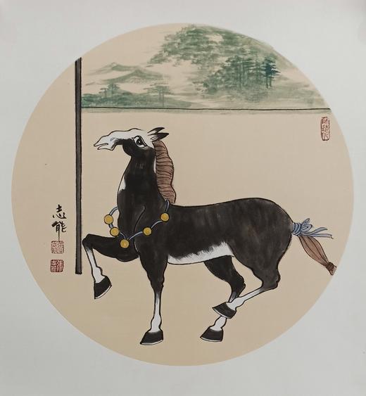 张志能 | 《马》-4 50cm×50cm 商品图0