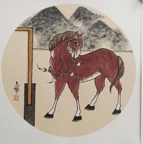 张志能 | 《马》-3 50cm×50cm
